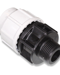 Adapter union PP 32x 1"m NP16 f/PE-pipe